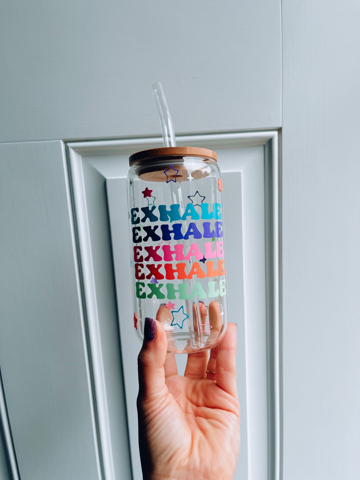 Exhale Tumbler Glass