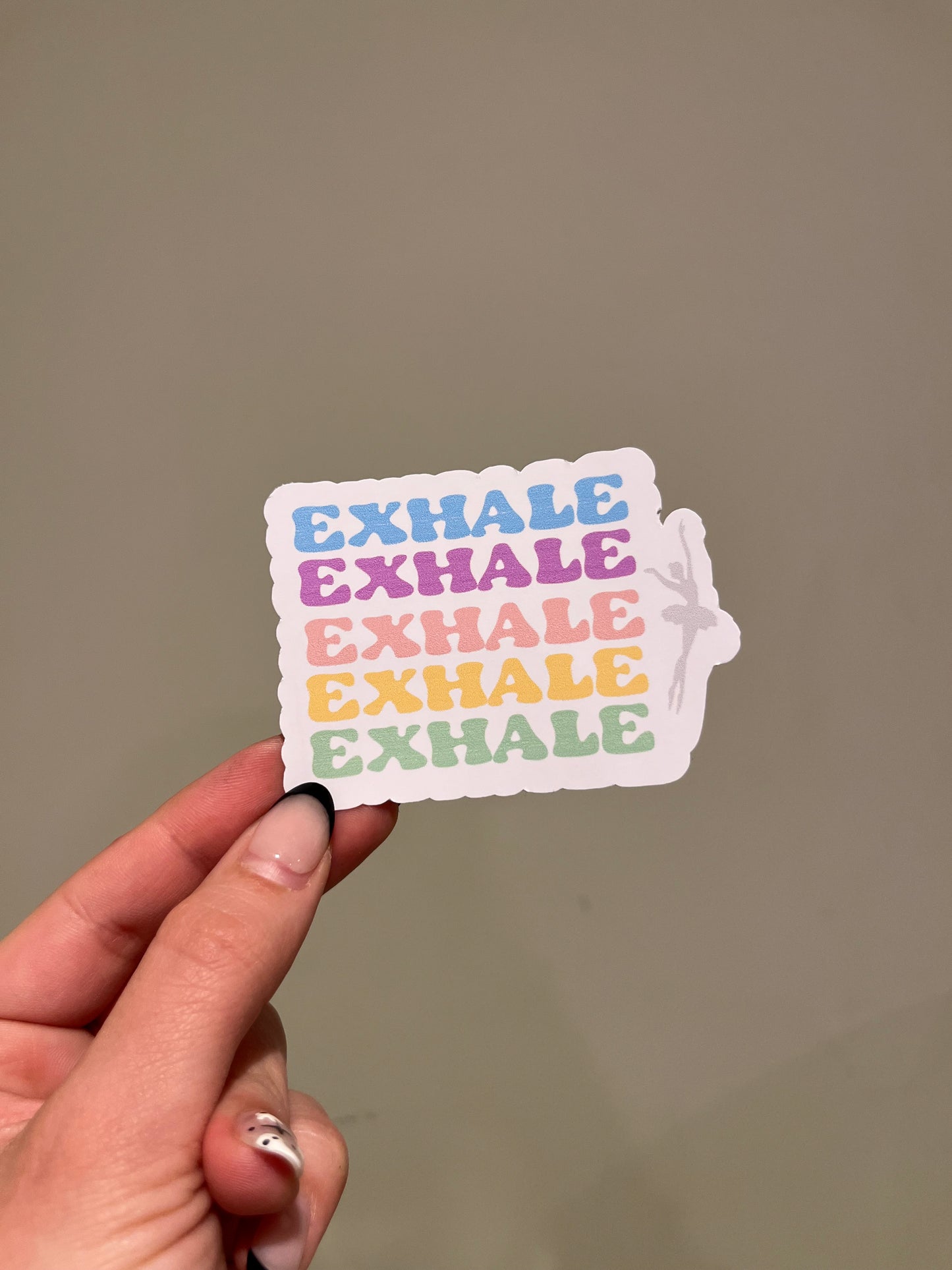 Exhale Sticker