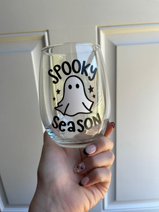 Spooky Season Wine Glass