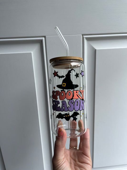 Spooky Season Tumbler Glass